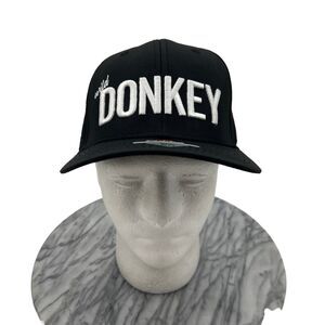 Wild Donkey Hat Mens Snapback Black Lightweight SPF 50 Sun Protection Pukka Cap